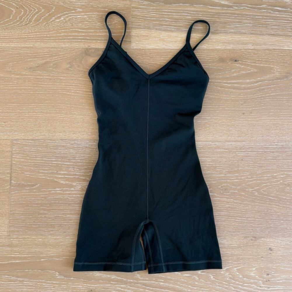 Aritzia Golden Sports Romper Size XXS Dark Green